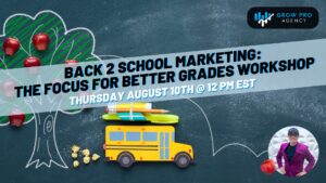 Back-to-school marketing workshop