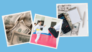 Money- Martial Arts School- Kids Martial Arts- On the mat training- budgeting- Revenue