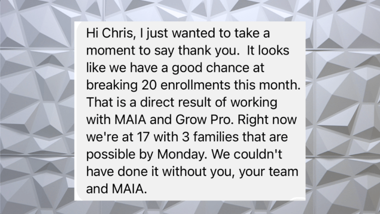 Mr. Heinselman with H&H Family